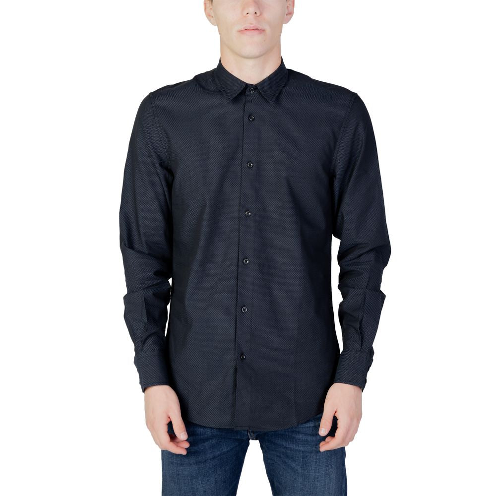 Antony Morato blue cotton shirt